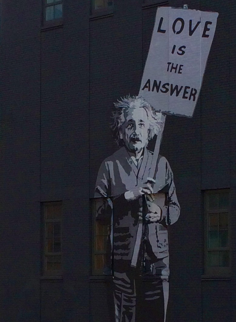 Well said Mr. Einstein 